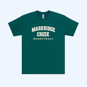 Movie and TV Clothes large SCREEN-USED teen CUSTOM MADE green basketball t-shirt